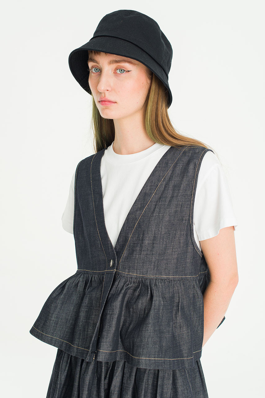 Shadow Mini Vest, Indigo