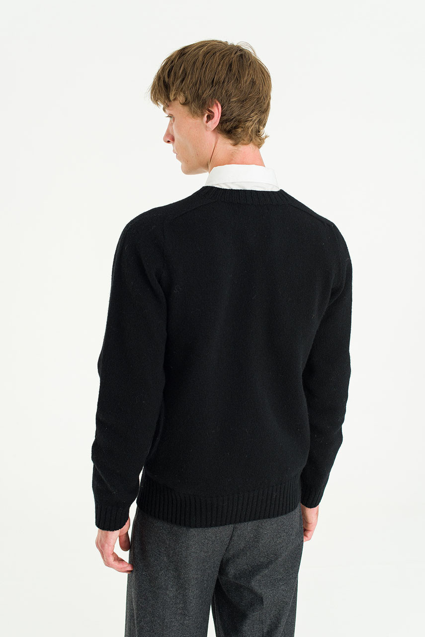 Menswear | Lochfield Wool Seamless Jumper, Black