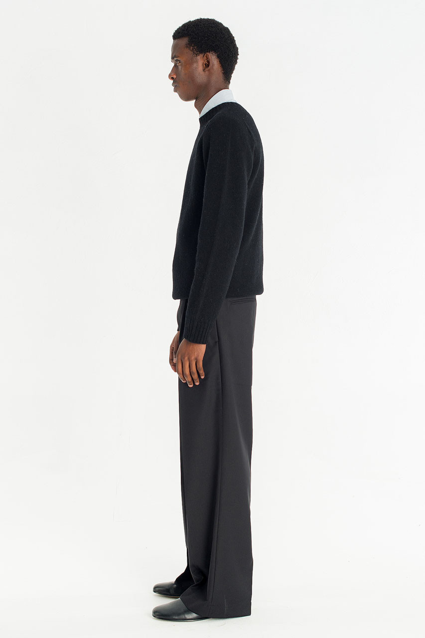 Menswear | Lochfield Wool Seamless Jumper, Black