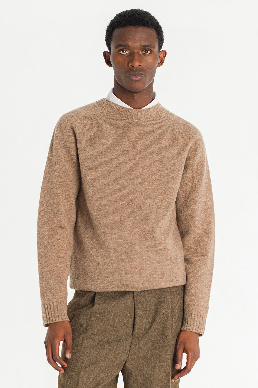 Menswear | Lochfield Wool Seamless Jumper, Brown