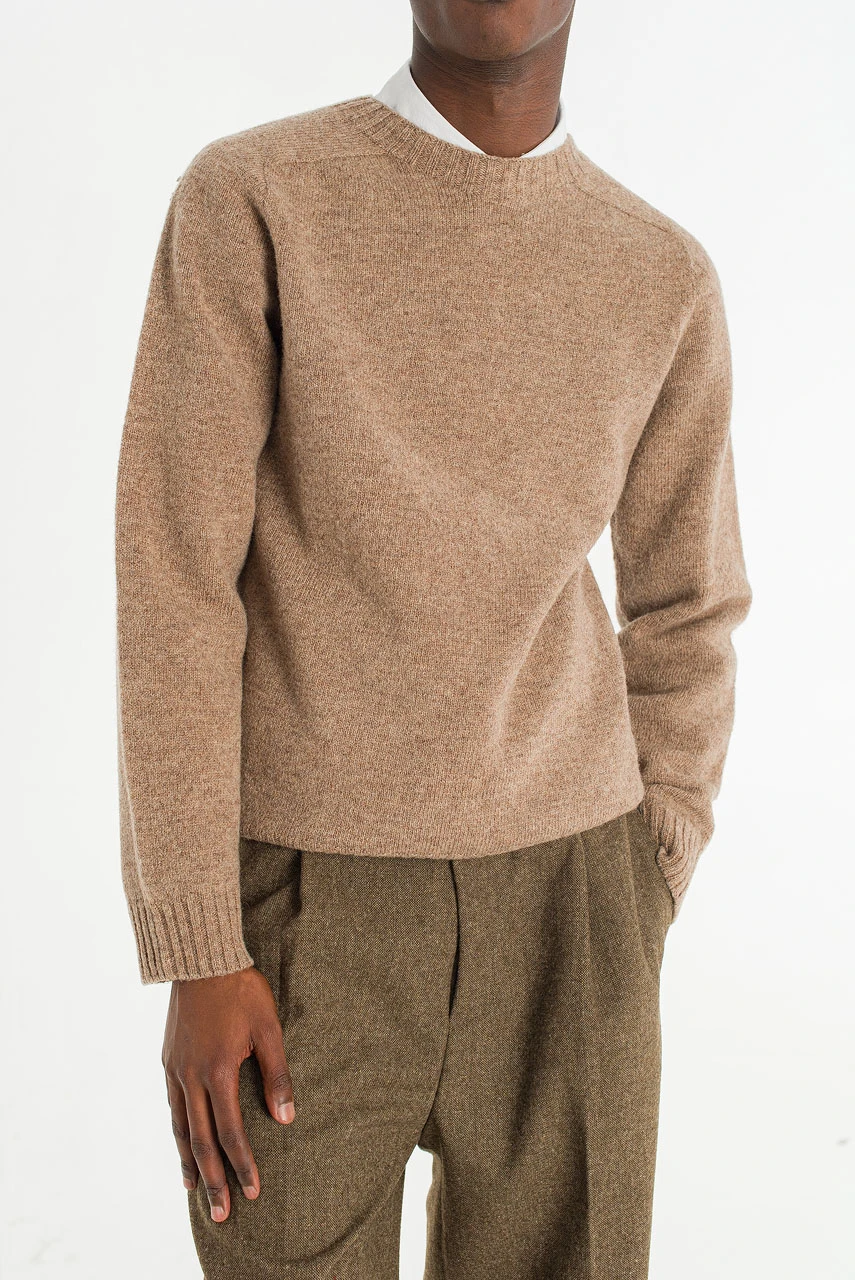 Menswear | Lochfield Wool Seamless Jumper, Brown