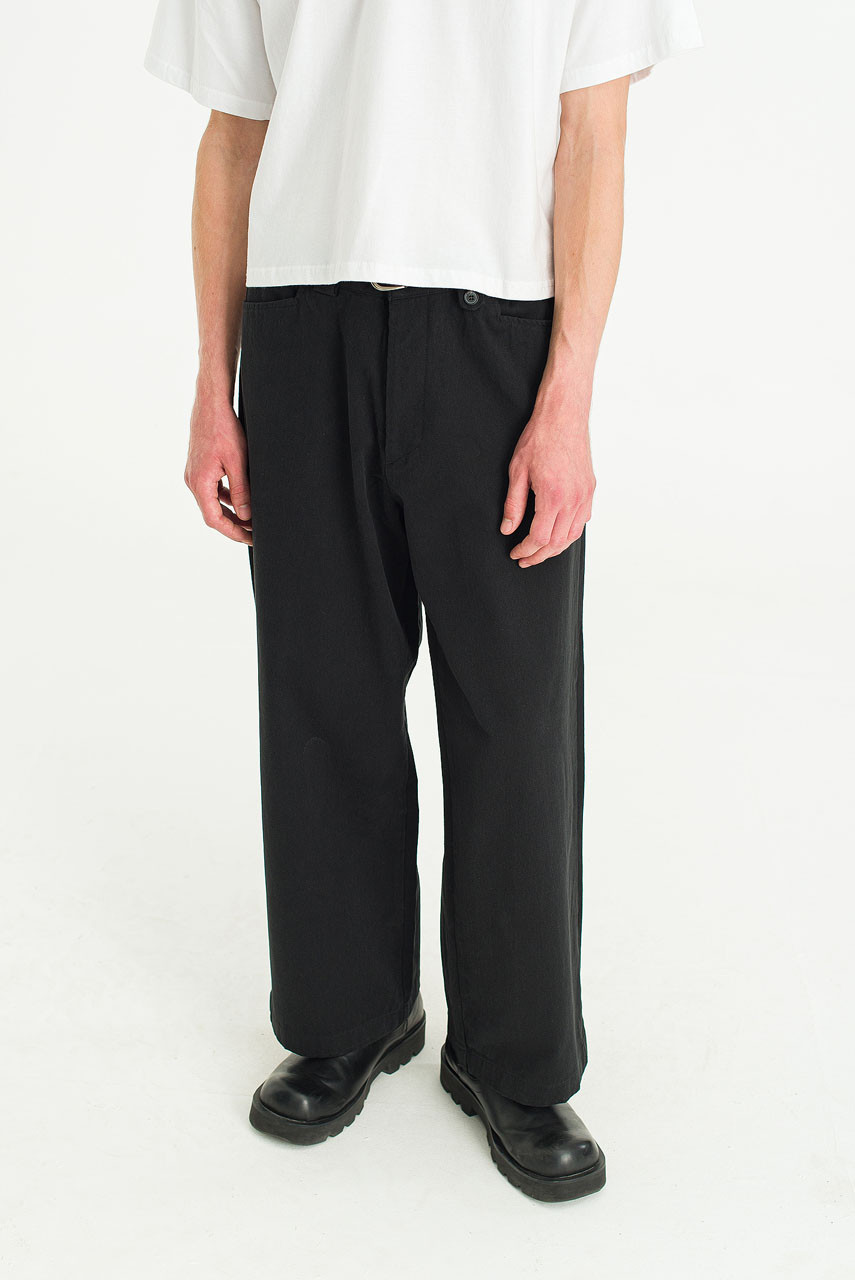 Menswear | Tab Pants, Black