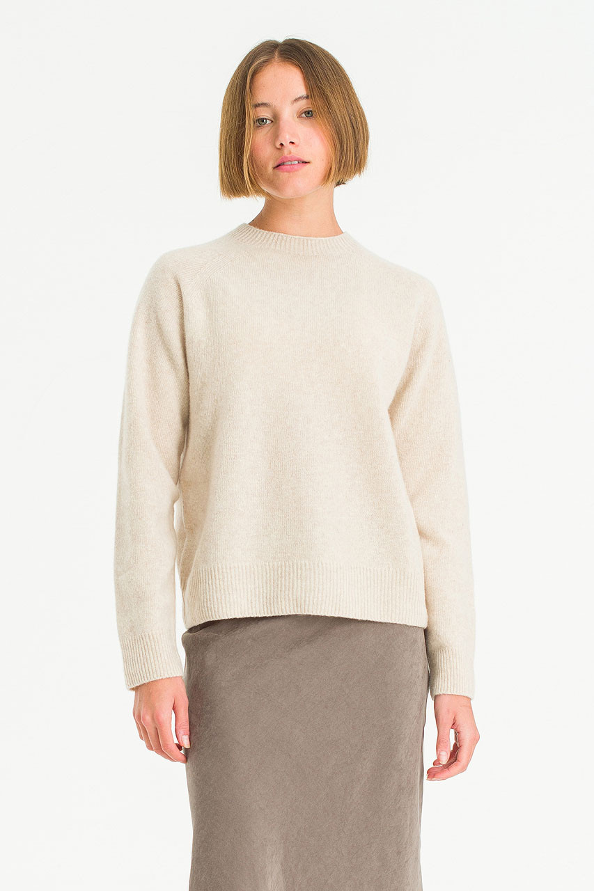 Super fine Seamless Jumper, Oat