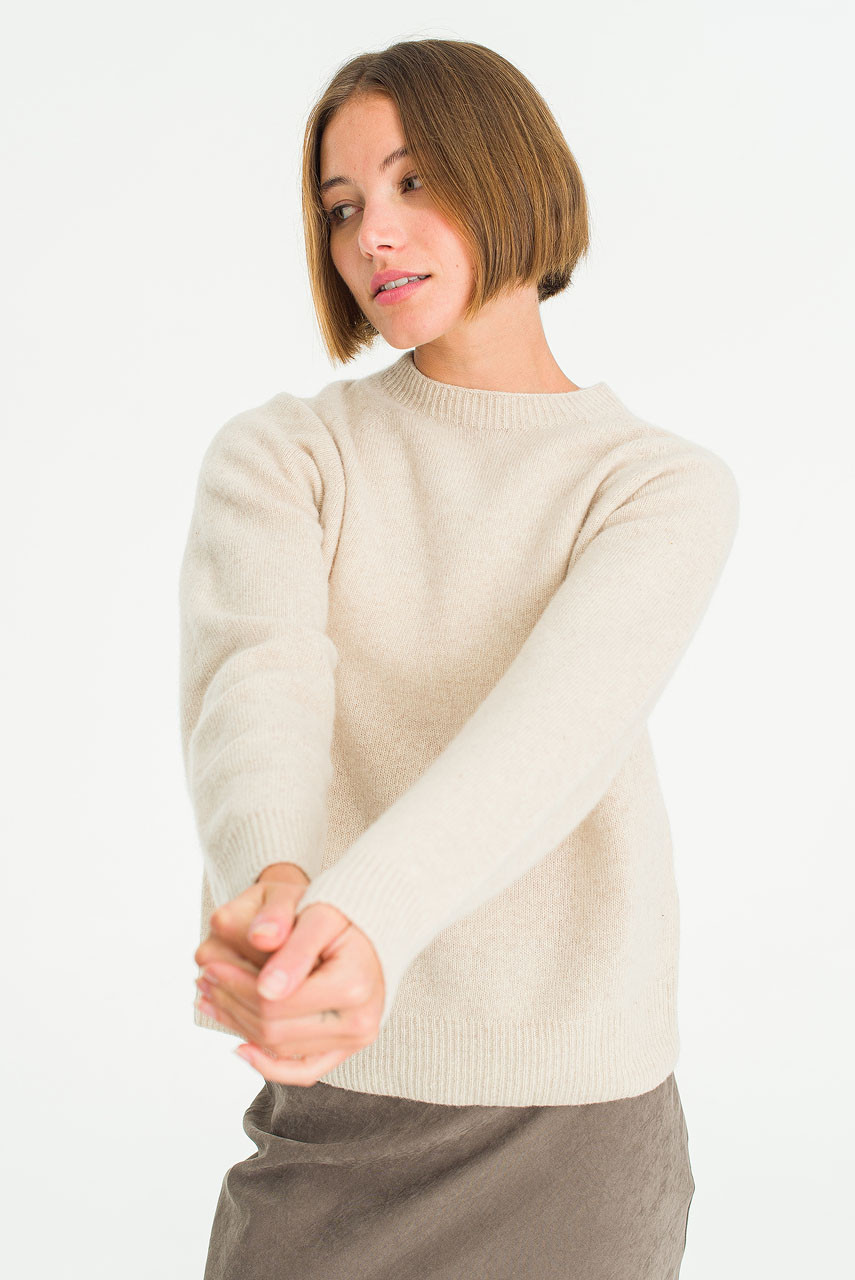 Super fine Seamless Jumper, Oat