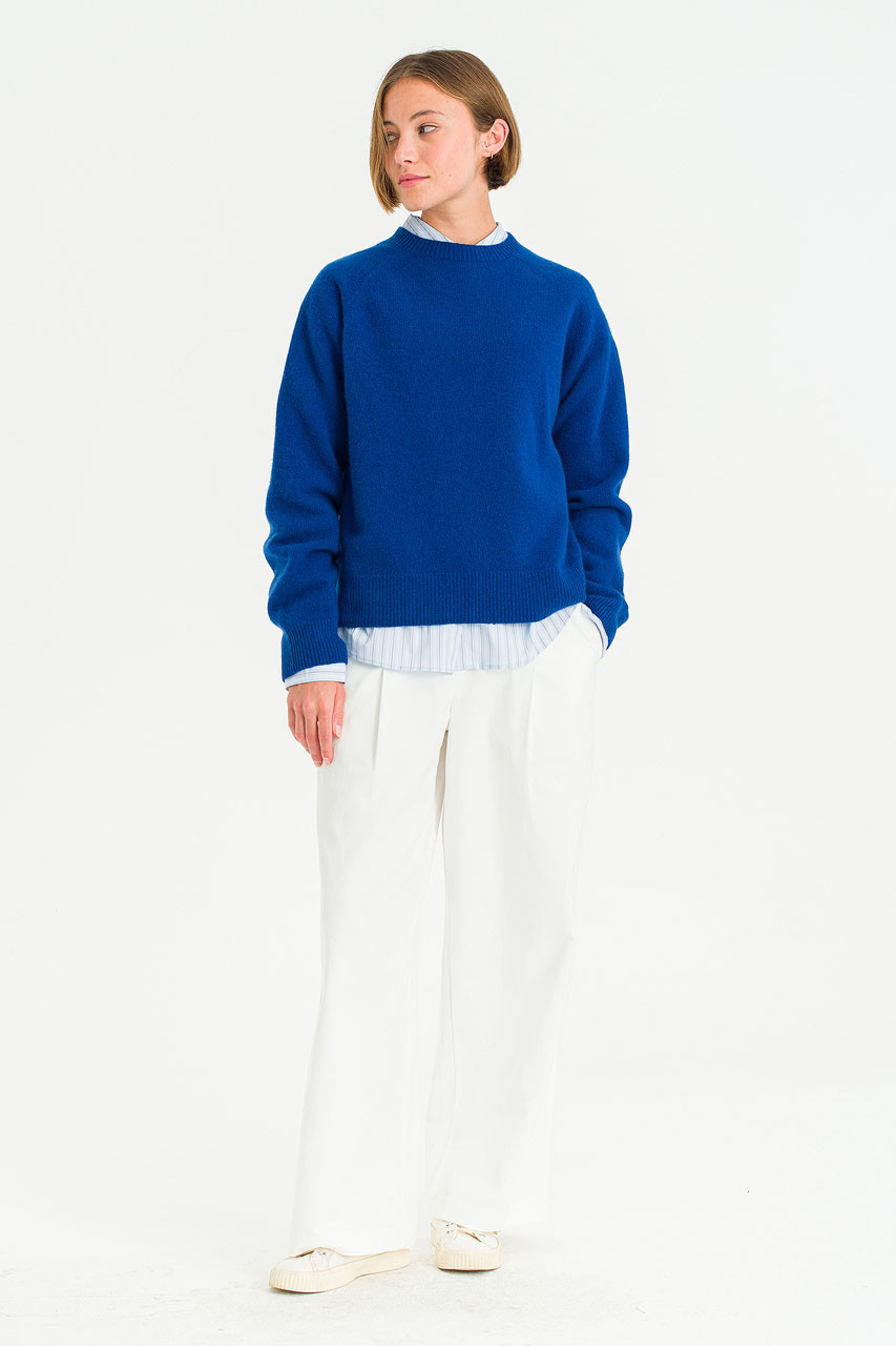 Super fine Seamless Jumper, Royal Blue