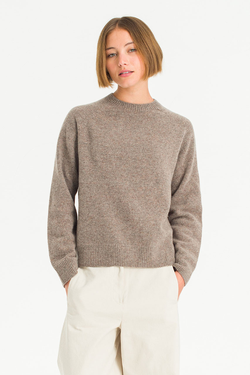 Super fine Seamless Jumper, Warm Mocha