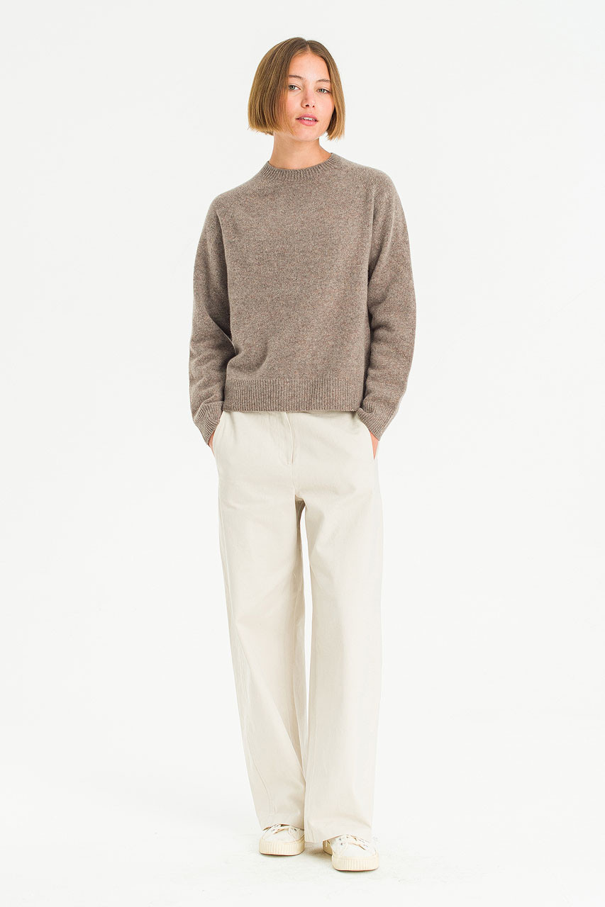 Super fine Seamless Jumper, Warm Mocha