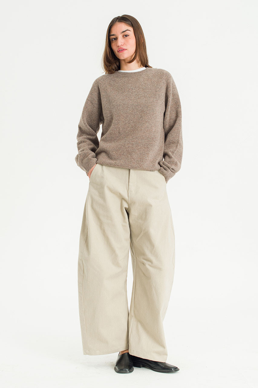 Super fine Seamless Jumper, Warm Mocha