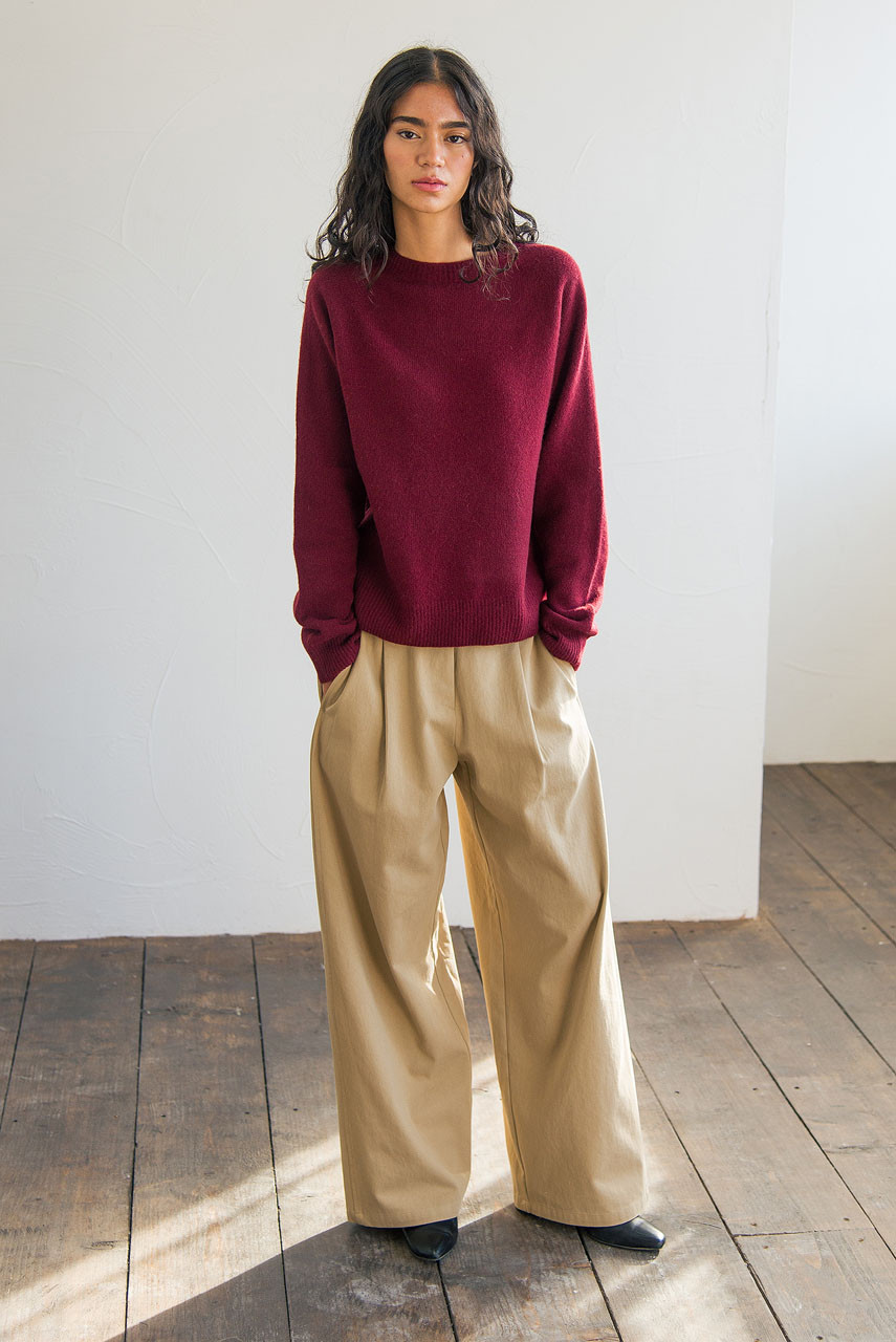 Super fine Seamless Jumper, Wine