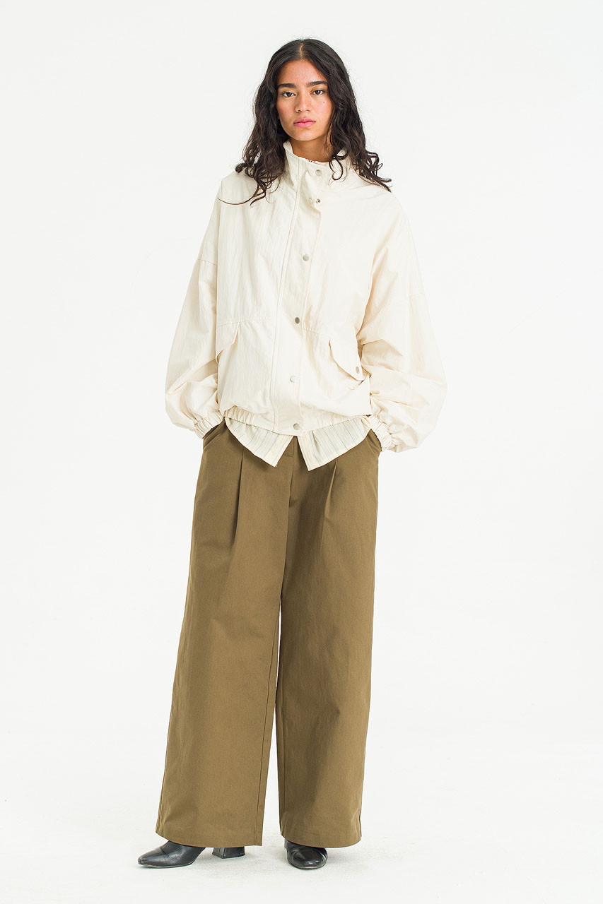 Box Flight Blouson, Beige