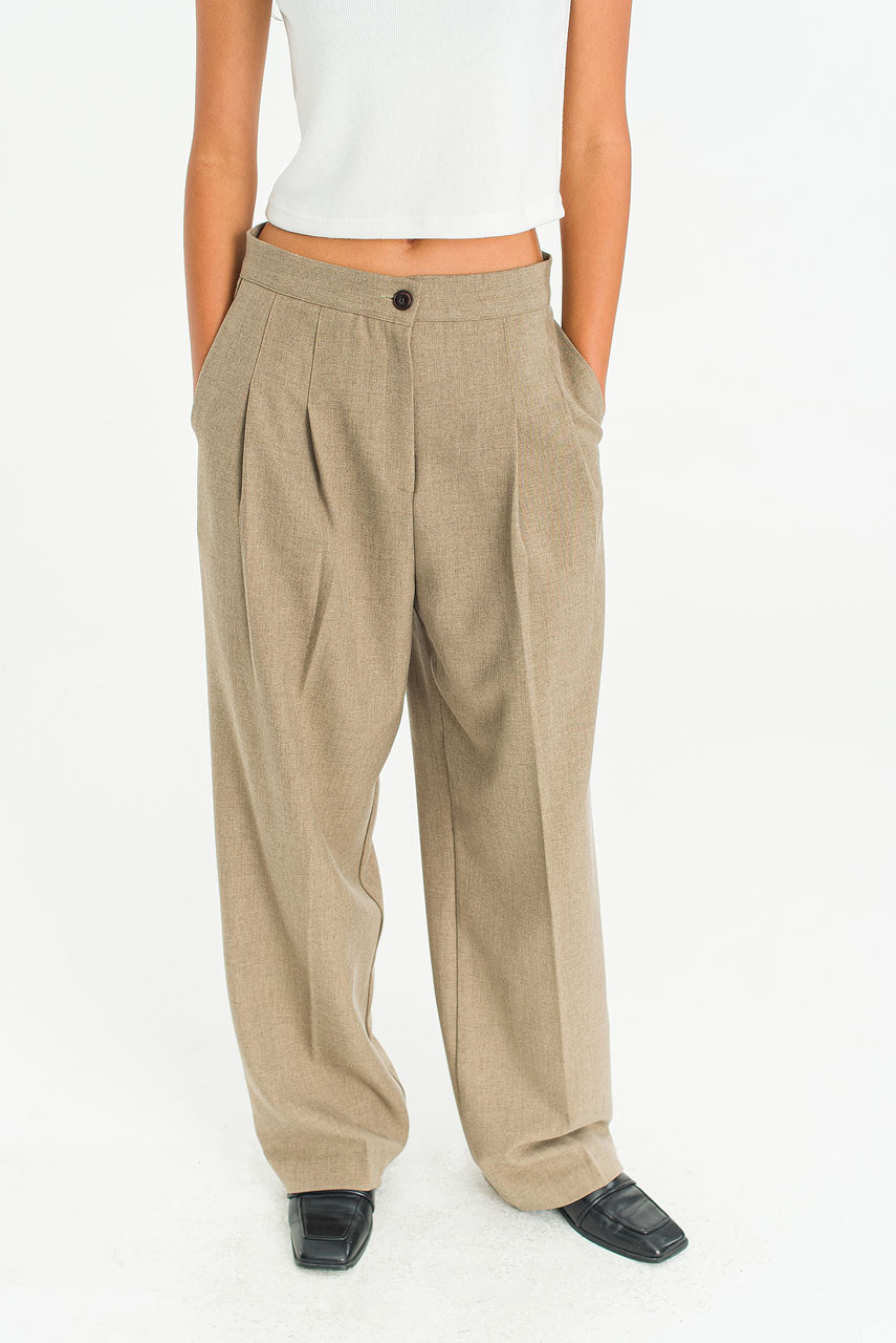 City Flow Trousers, Beige