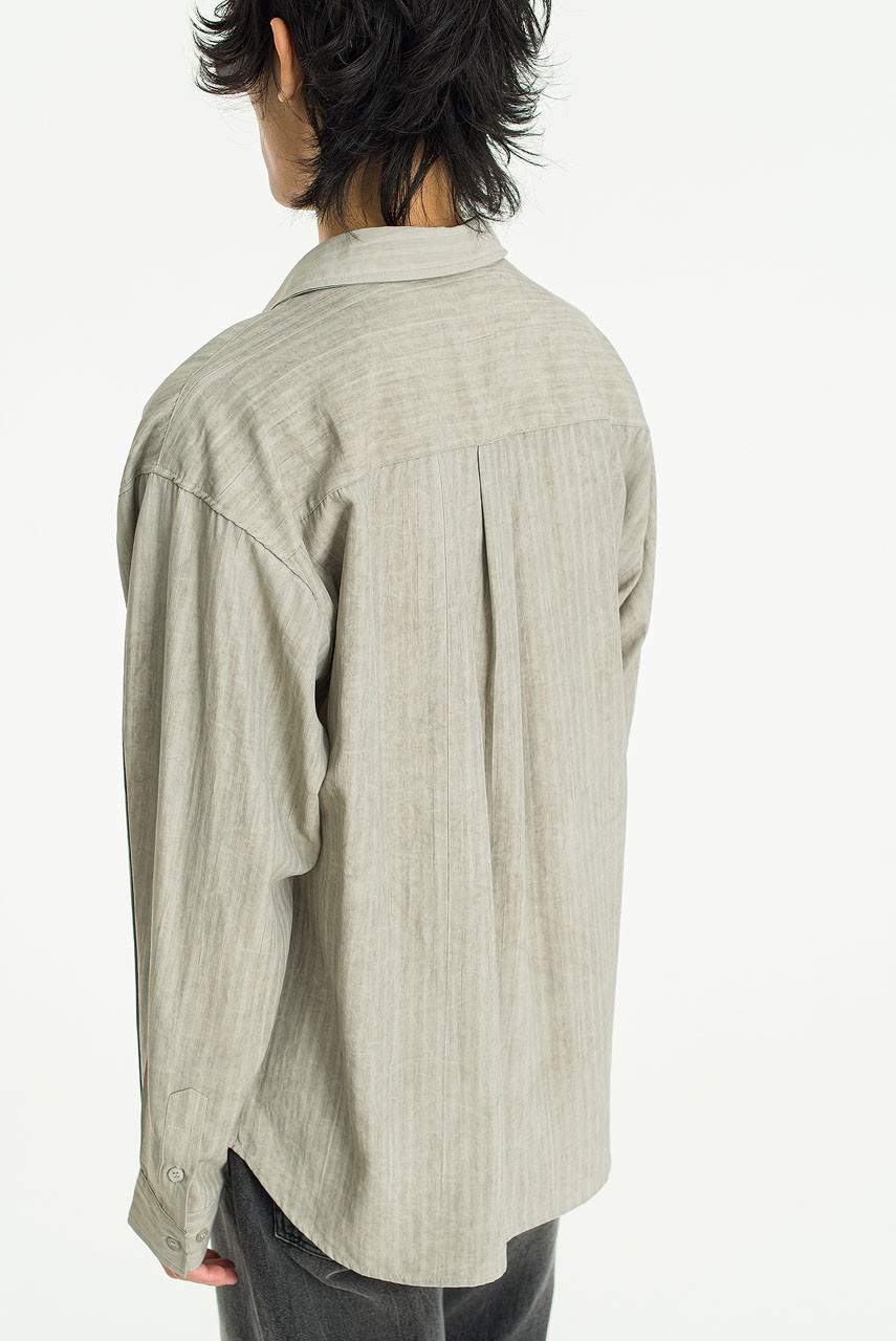 Menswear | Pigment Striped Shirt, Khaki