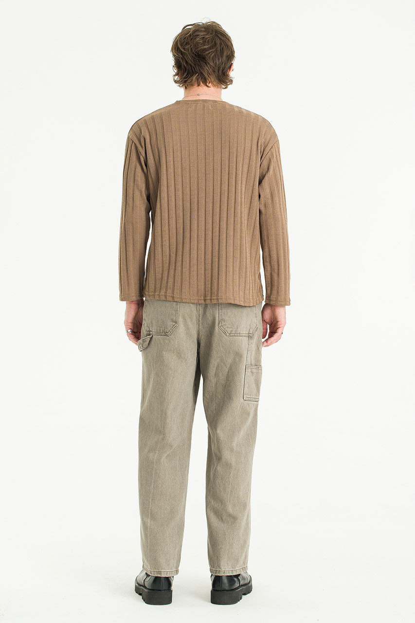 Menswear | Washed Carpenter Pants, Beige