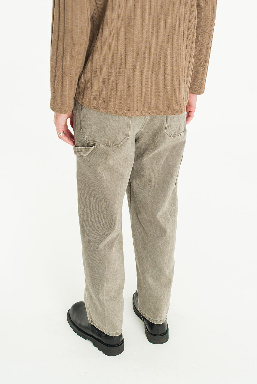 Menswear | Washed Carpenter Pants, Beige