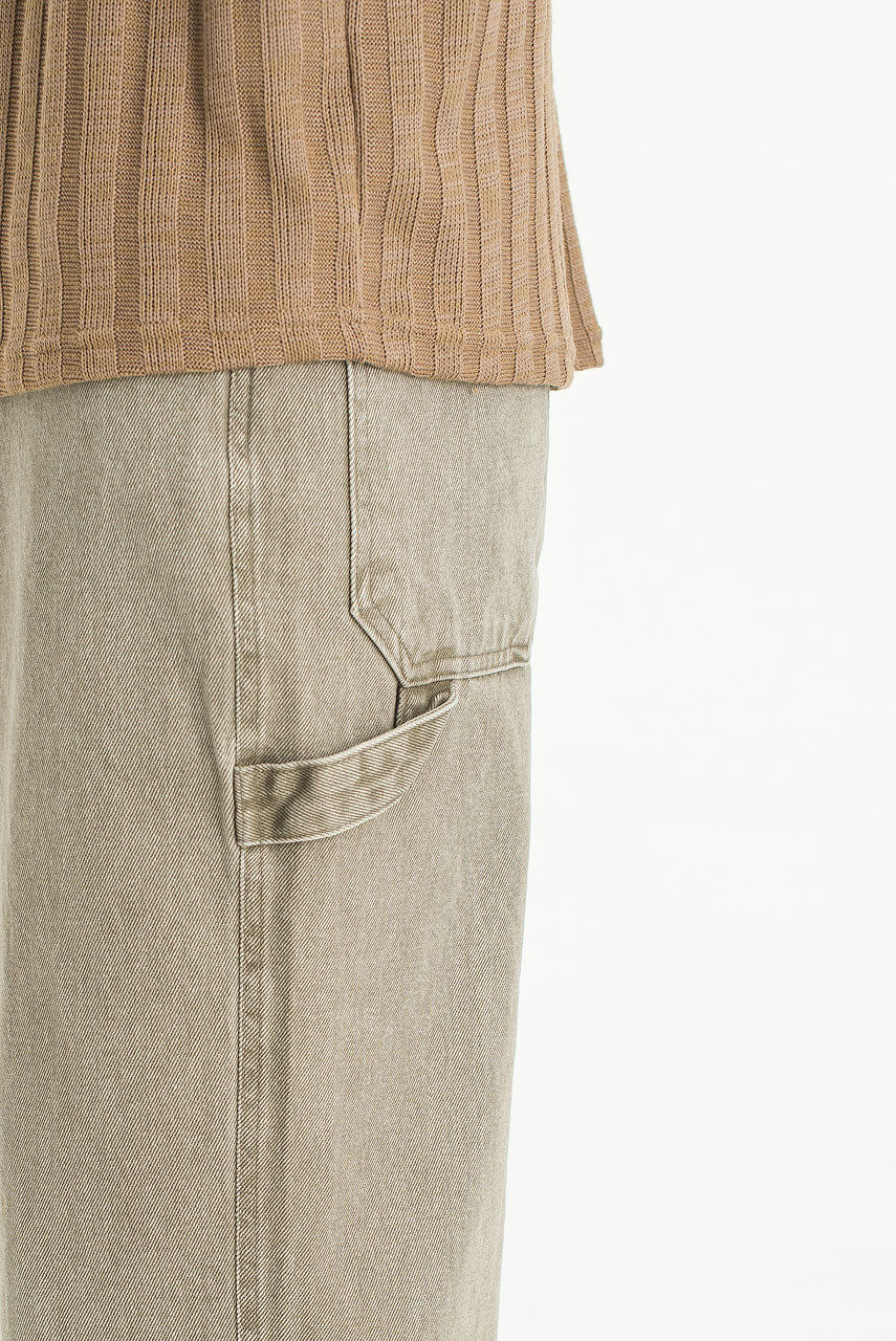 Menswear | Washed Carpenter Pants, Beige