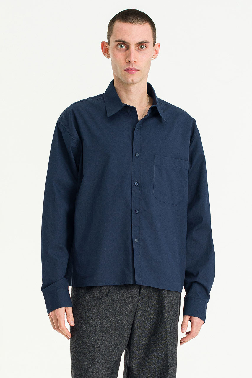 Menswear | Pop Crop Shirt, Navy