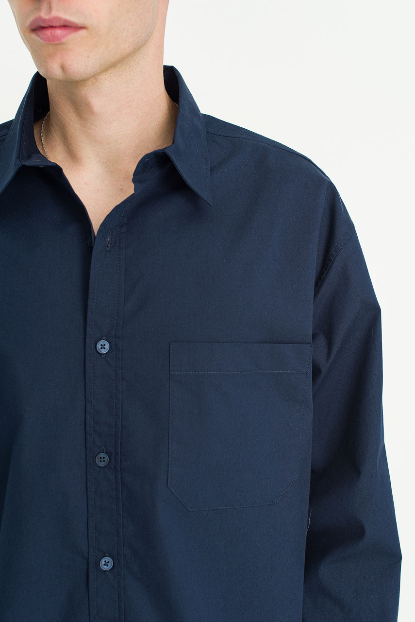 Menswear | Pop Crop Shirt, Navy