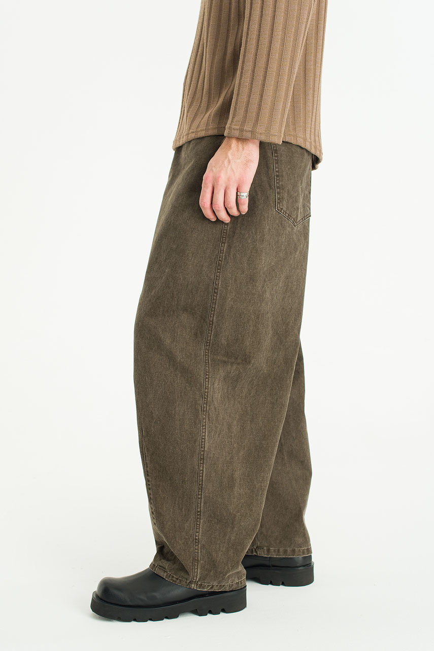 Menswear | Pigment Balloon Pants, Brown