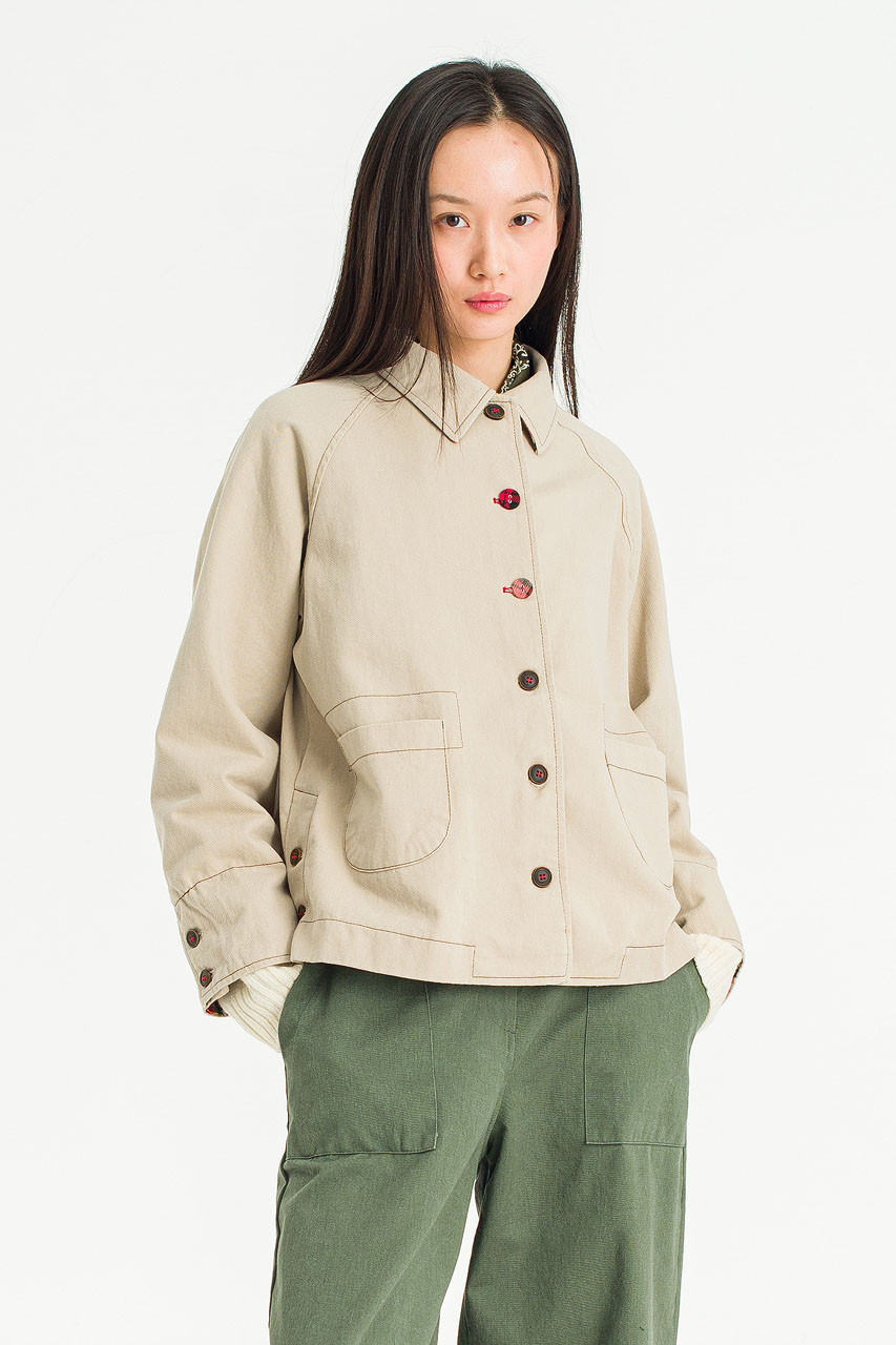 Stitch Harbor Cotton Jacket, Beige
