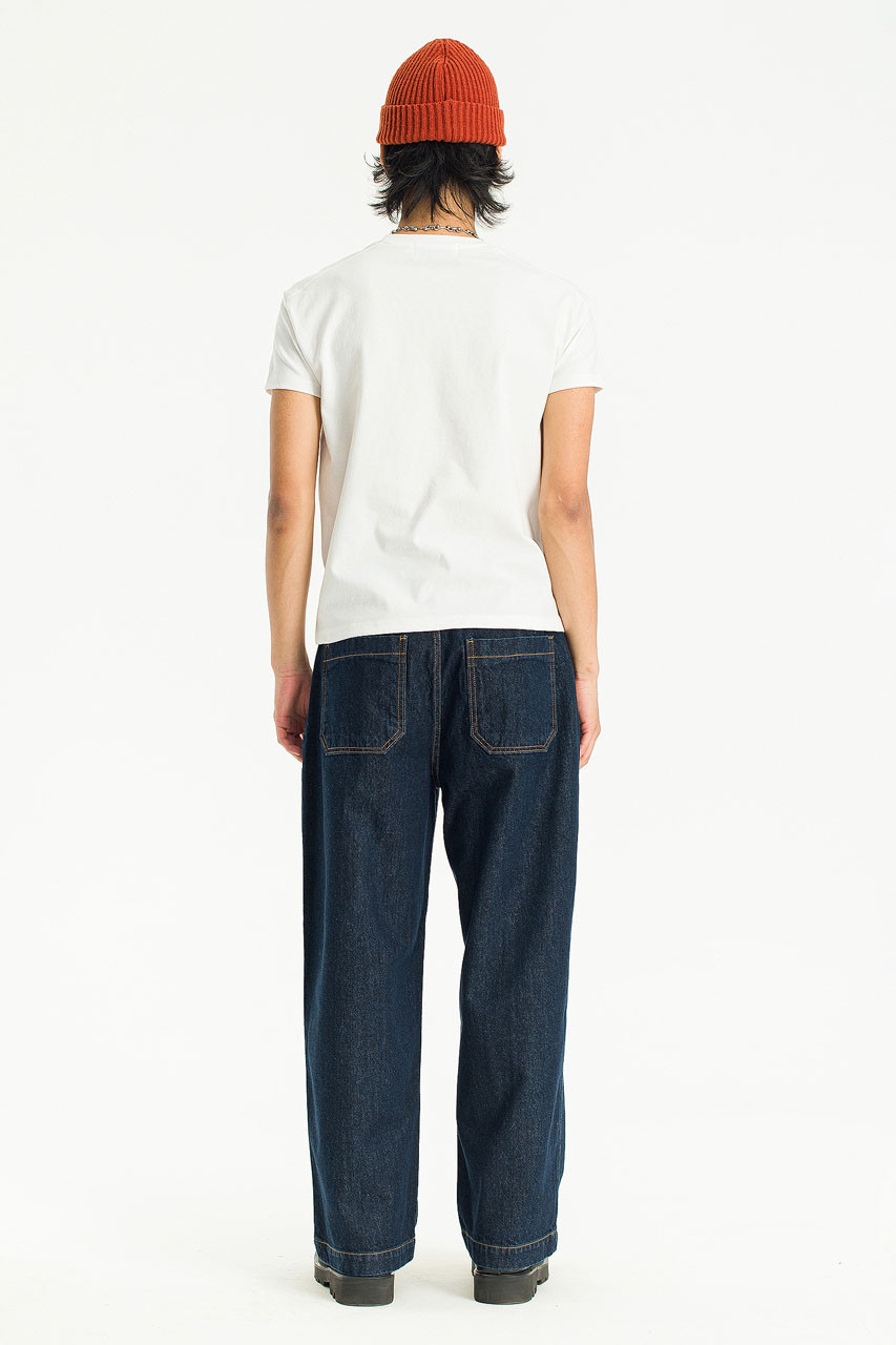 Menswear | One-Tuck Jeans, Dark Blue