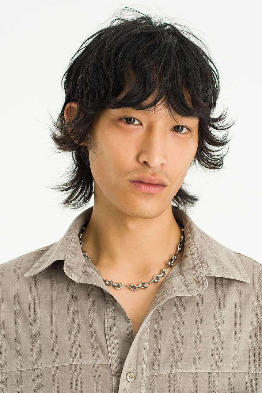 Menswear | Stray Crop Shirt, Brown