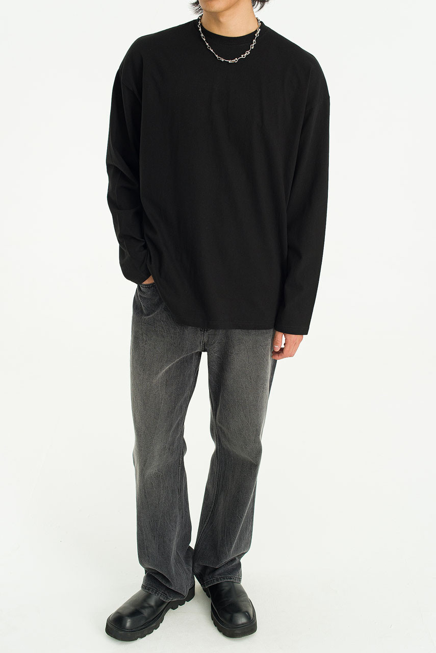 Menswear | Soft Long Sleeve Tee, Black