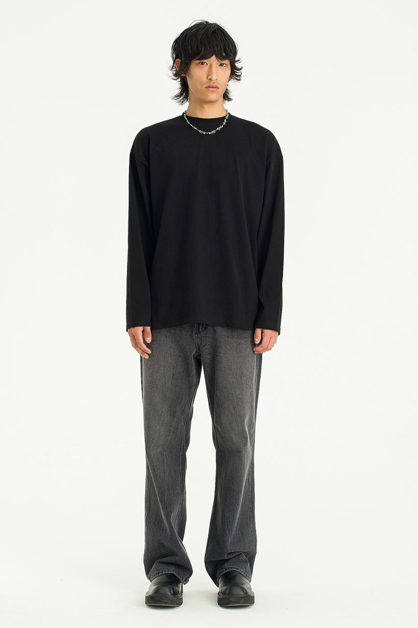 Menswear | Soft Long Sleeve Tee, Black
