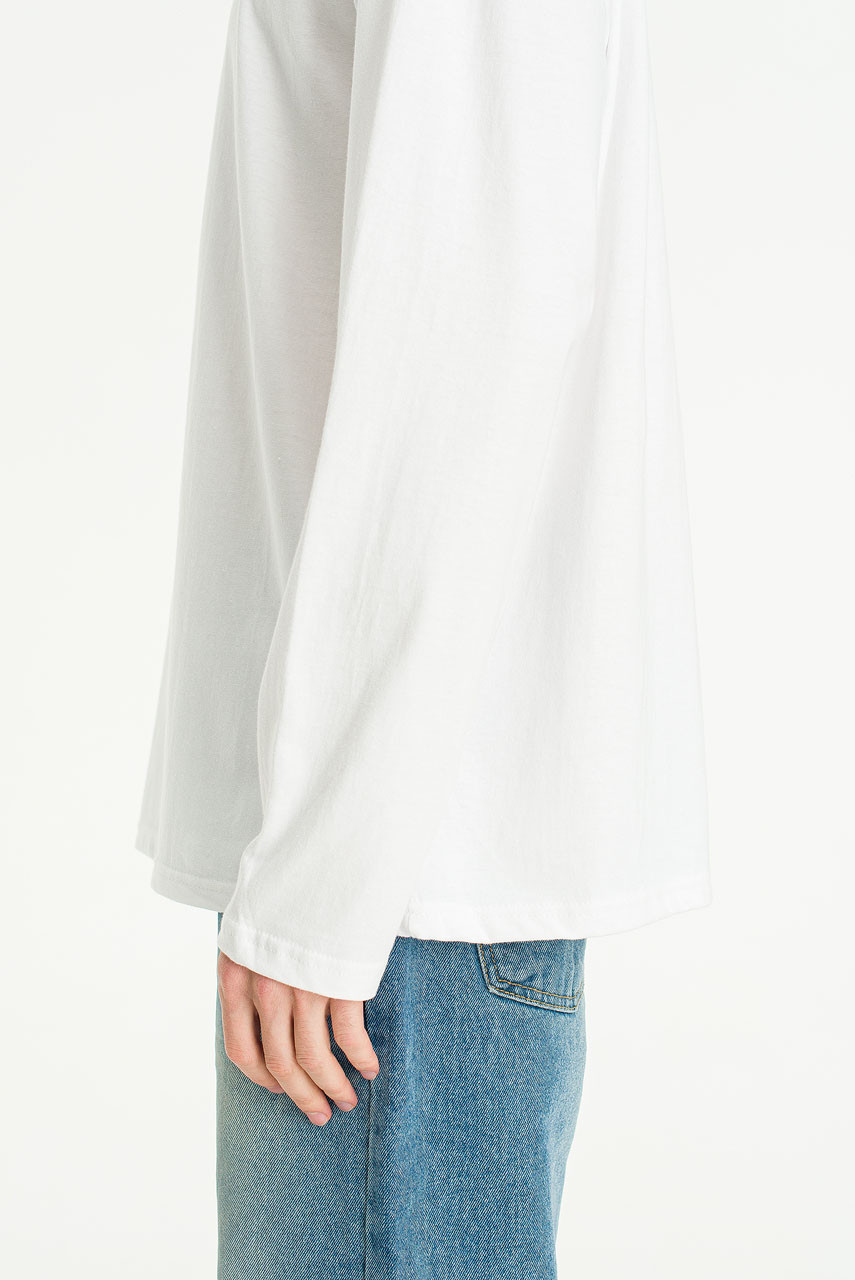 Menswear | Soft Long Sleeve Tee, White