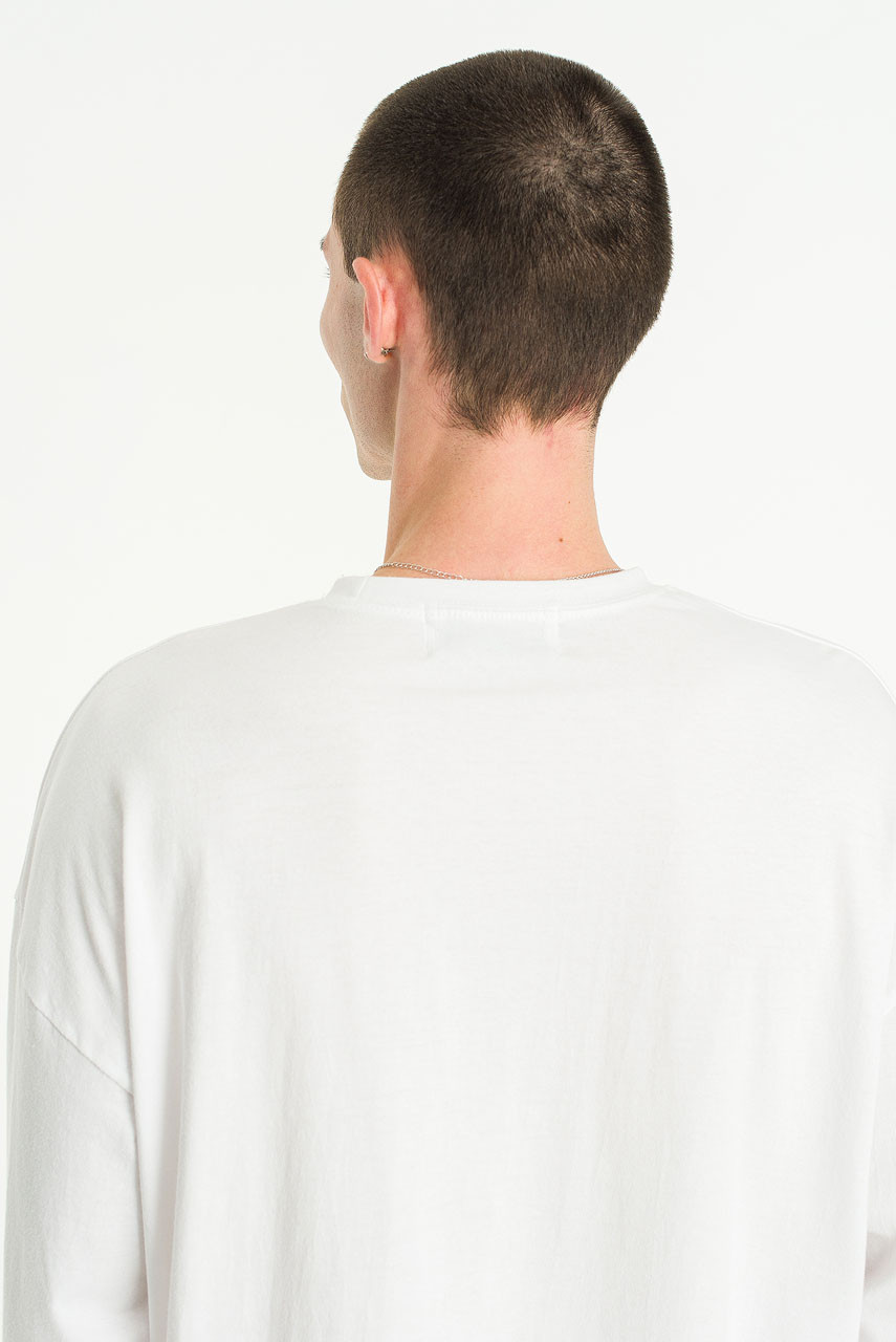 Menswear | Soft Long Sleeve Tee, White