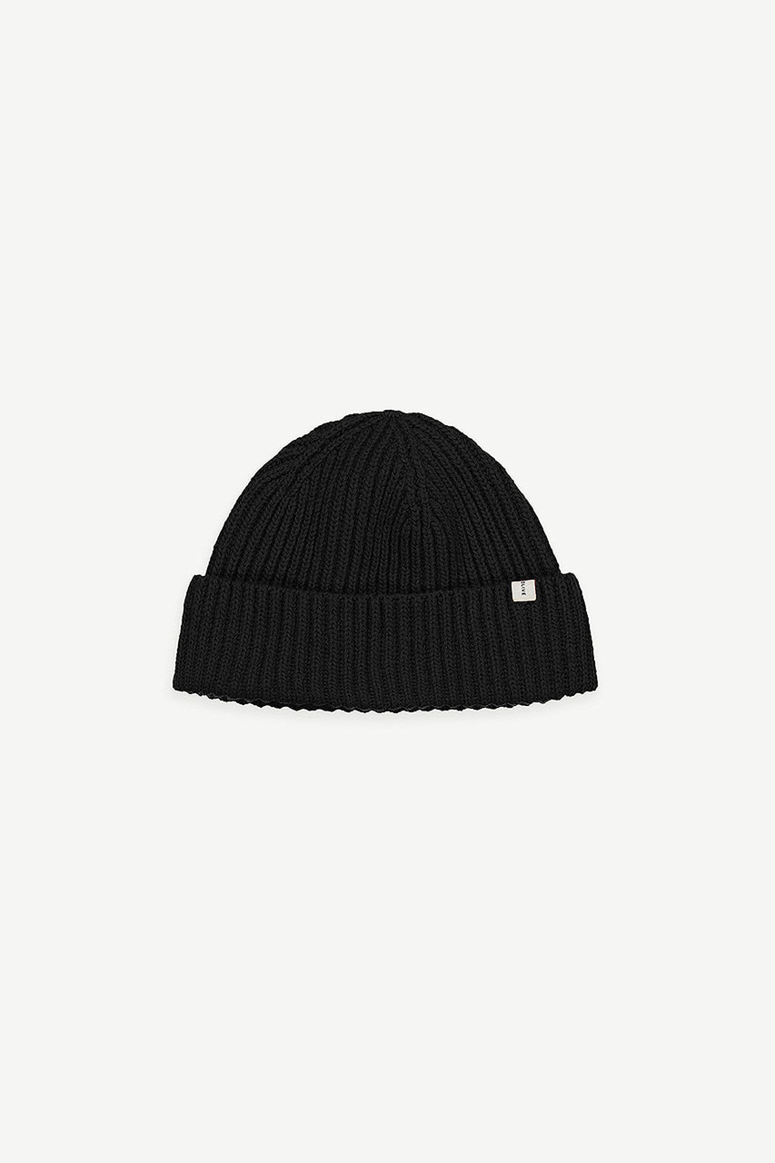 Menswear | Wool Beanie, Black
