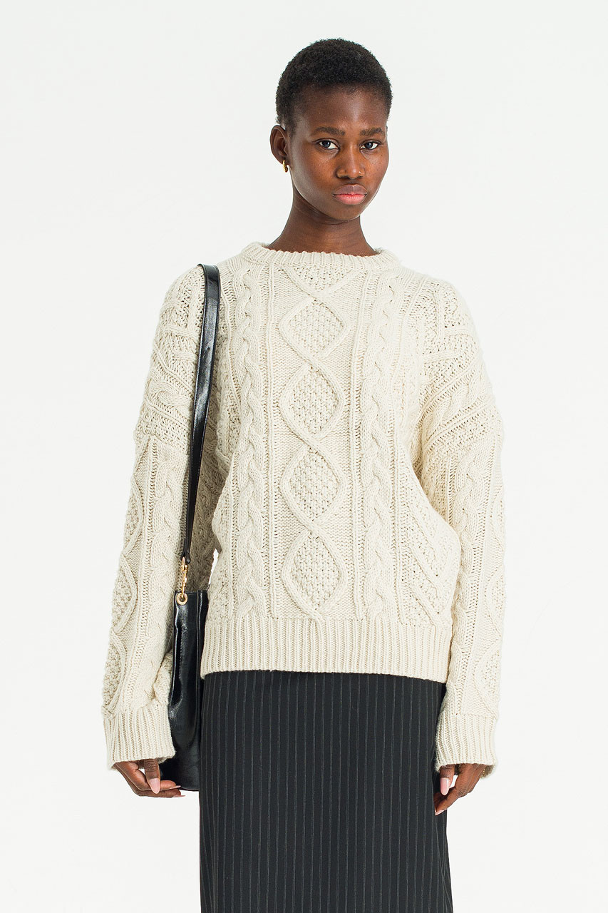 Shadow Cable Jumper, Ivory