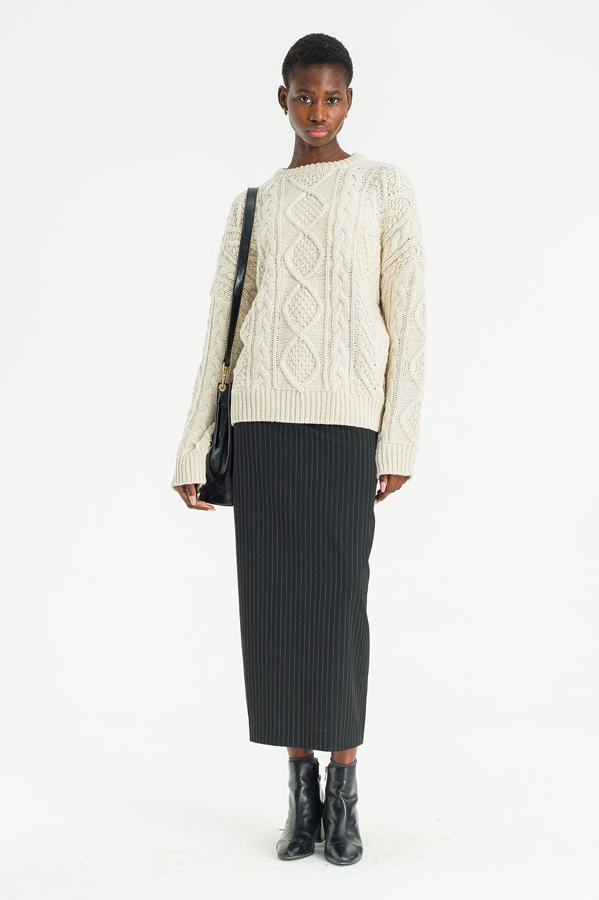 Shadow Cable Jumper, Ivory