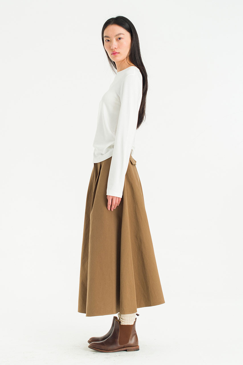 Mild Touch Round Neck Tee, Ivory