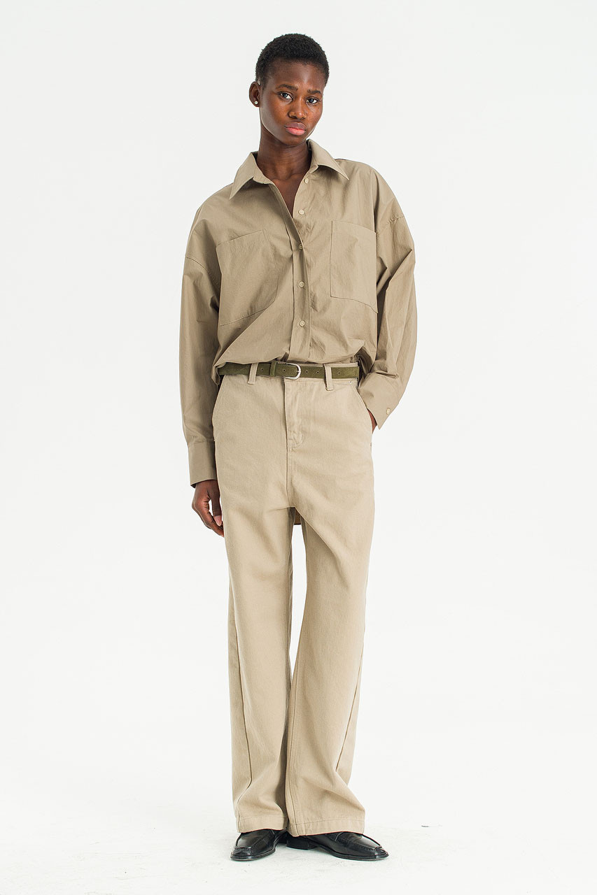 Meadow Cotton Pants, Beige