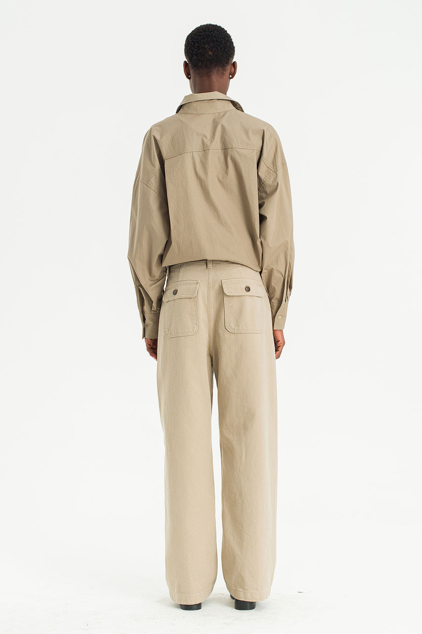 Meadow Cotton Pants, Beige