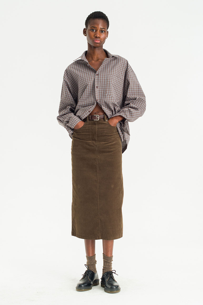 Loam Check Shirt, Brown