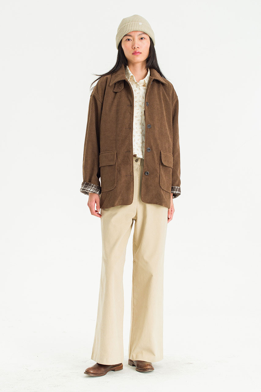 Field Cord Work Jacket, Brown