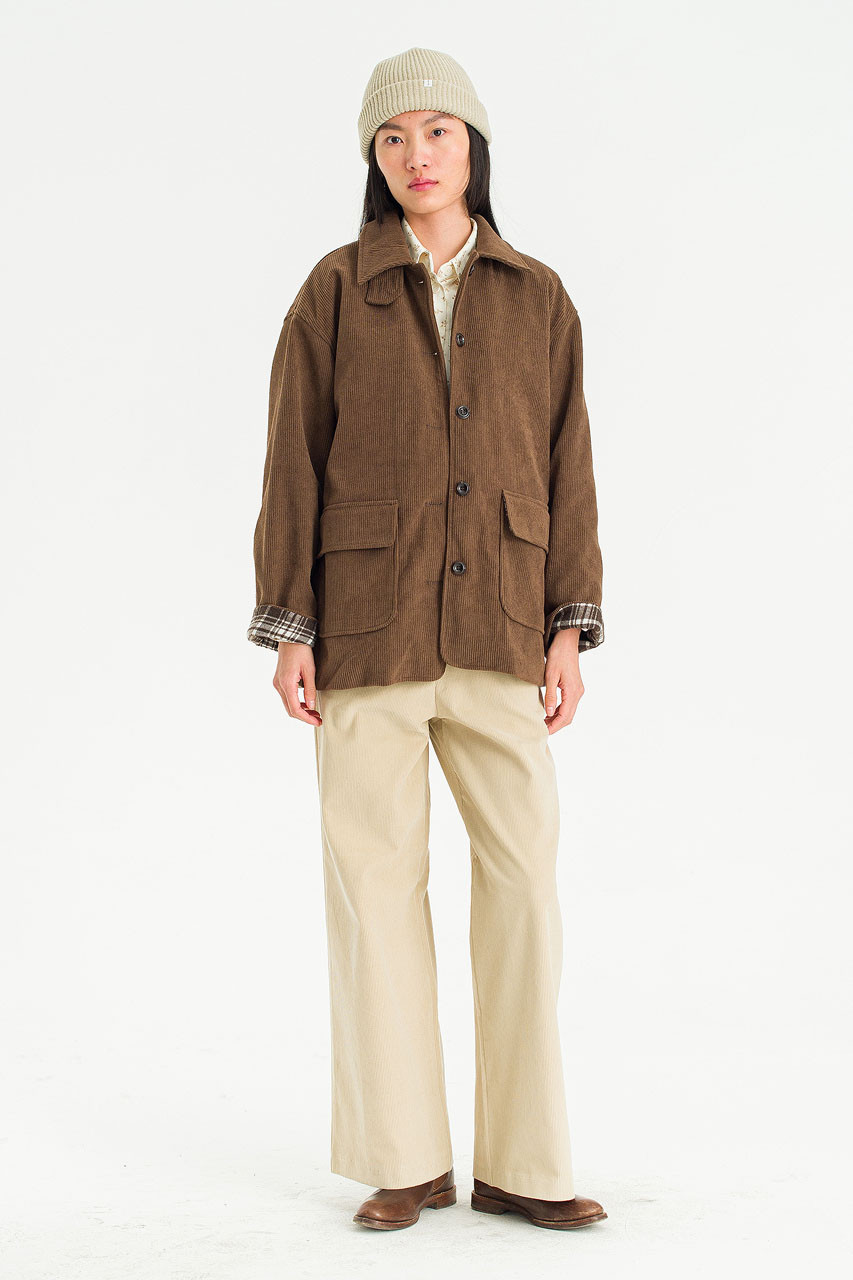 Field Cord Work Jacket, Brown
