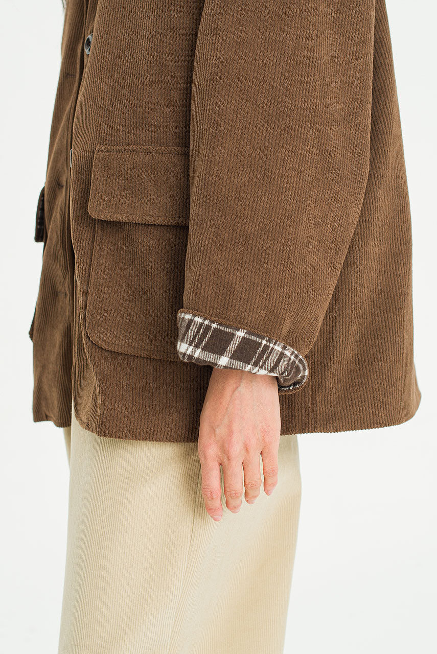 Field Cord Work Jacket, Brown