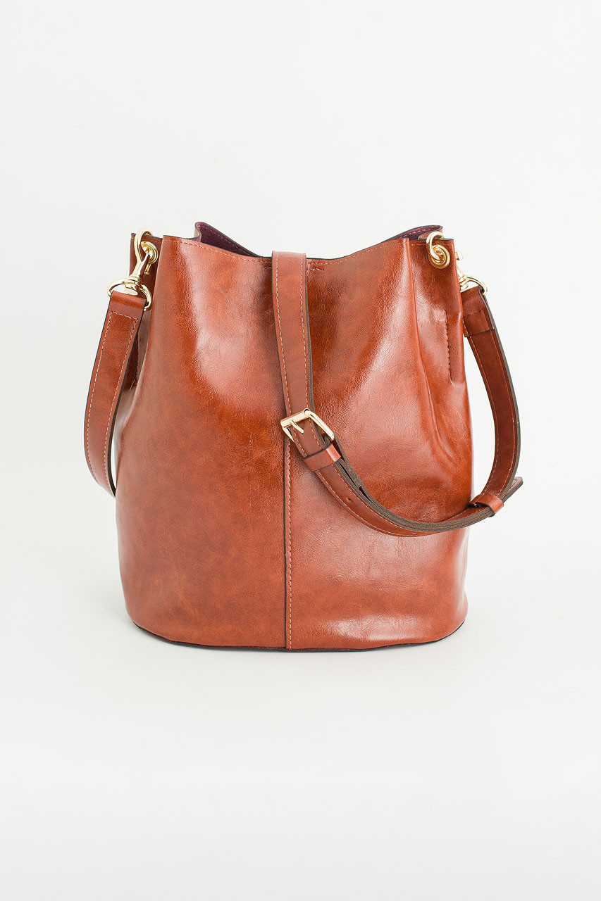 Mare Bucket Bag, Camel