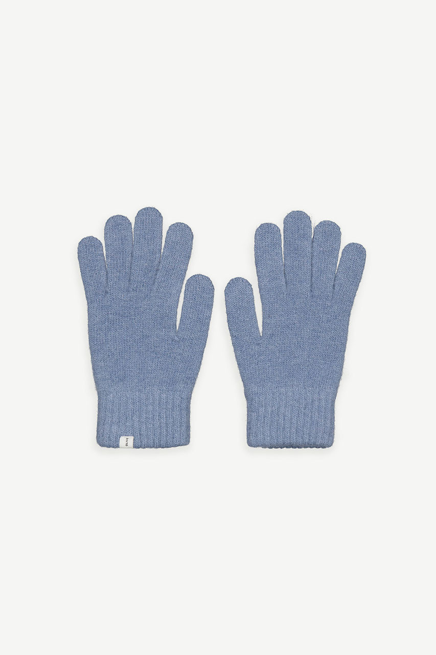 Alder Wool Gloves, Blue
