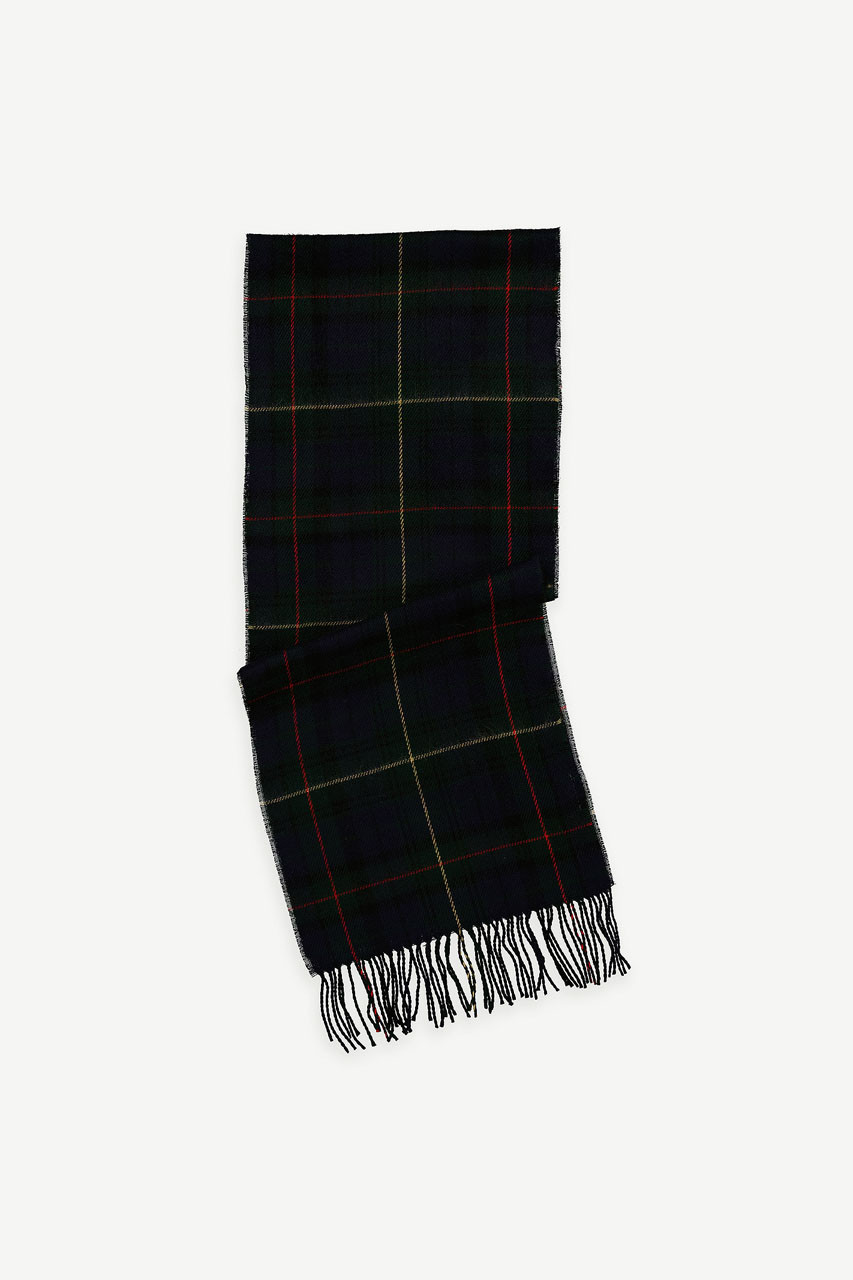Bran Check Scarf Small, Green