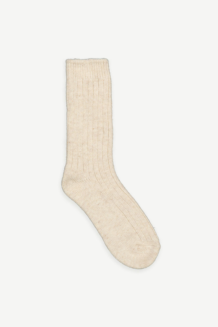 Veil Cashmere Blend Socks, Oat