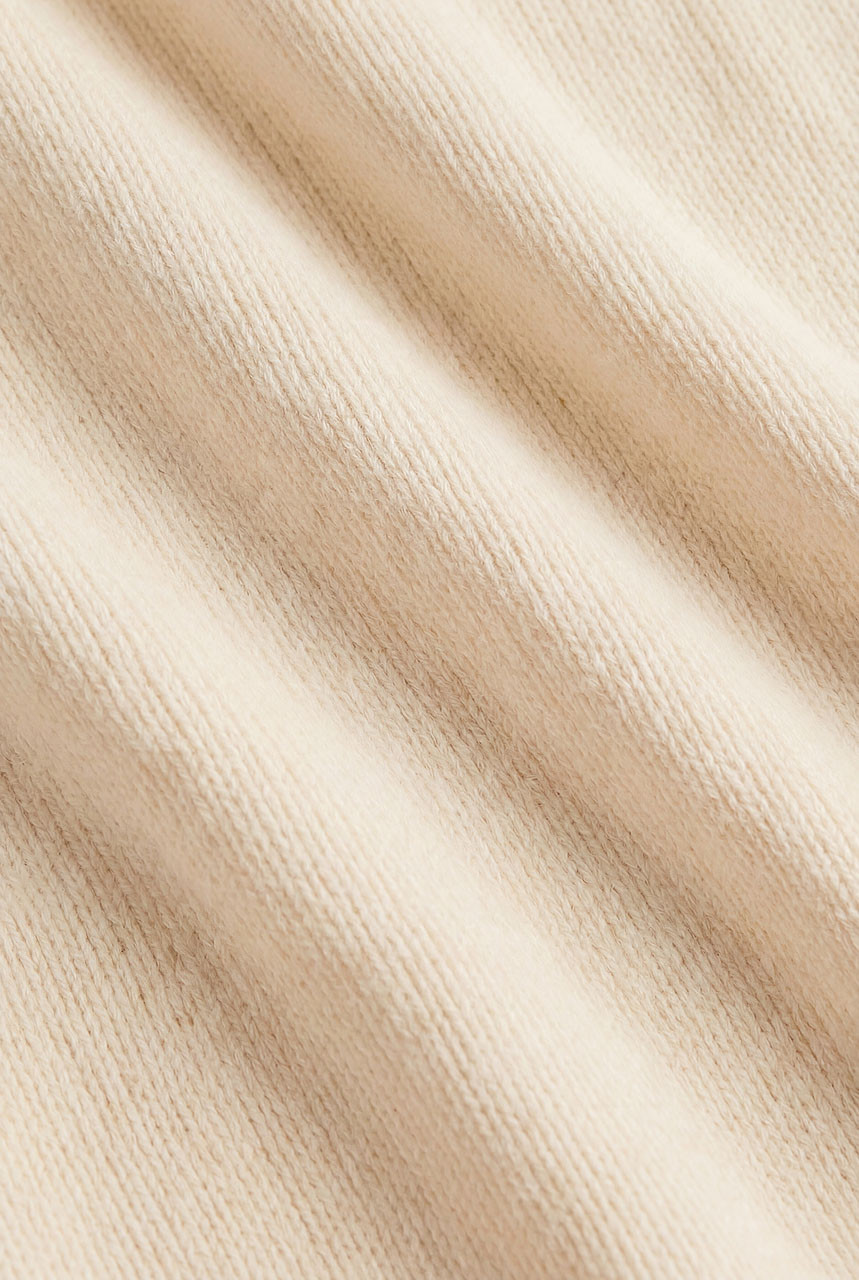 Boat Neck Wool Boxy Jumper, Cream