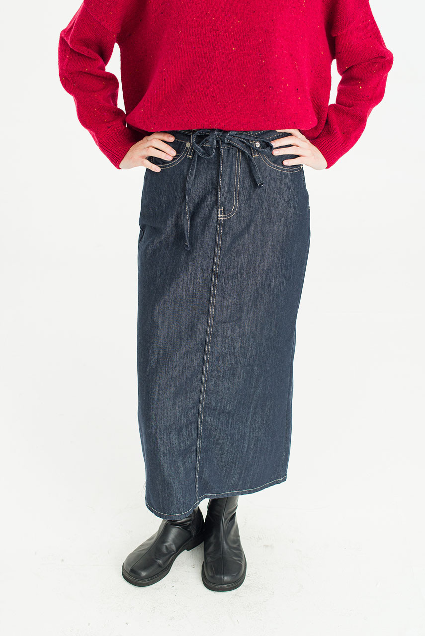 Indigo Line Skirt, Indigo