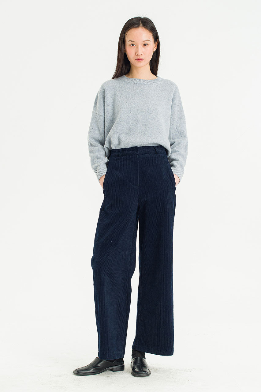 Whisper Cord Pants, Navy