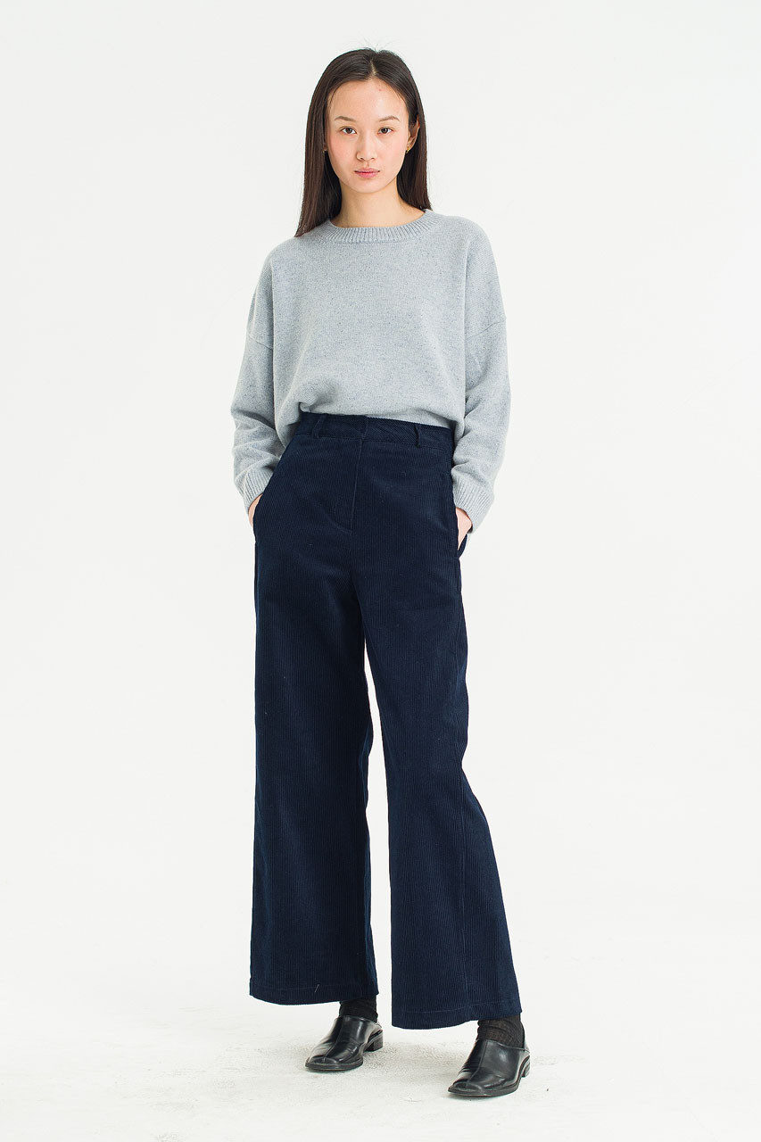 Whisper Cord Pants, Navy