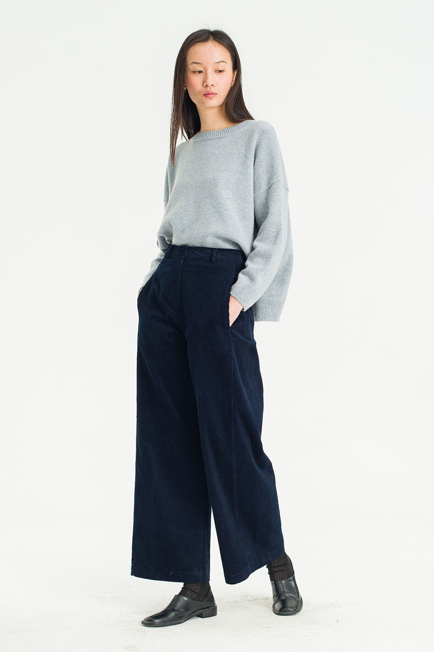 Whisper Cord Pants, Navy