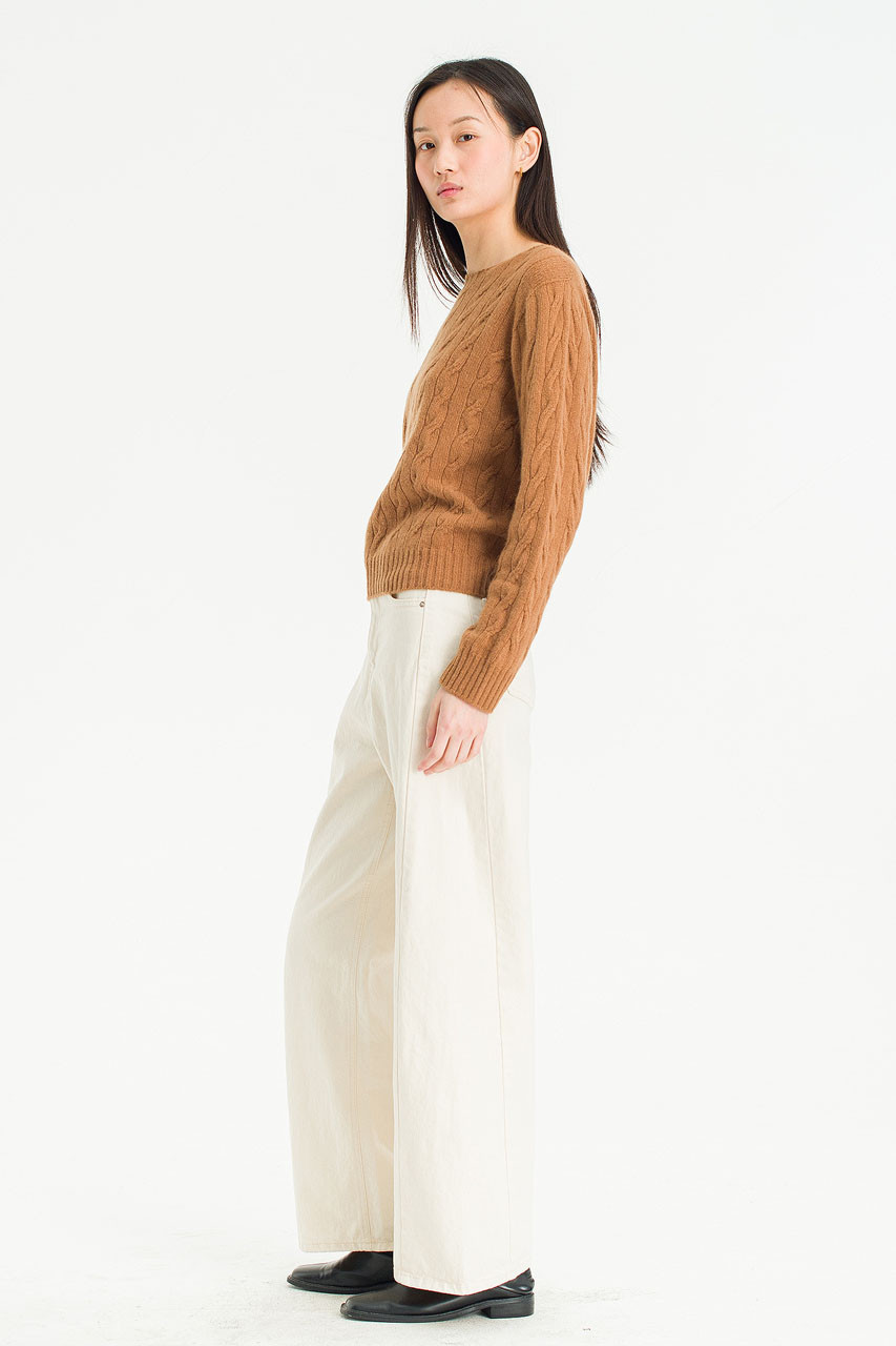 Seam Trace Denim Jean, Natural