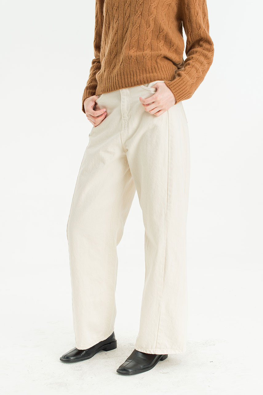 Seam Trace Denim Jean, Natural